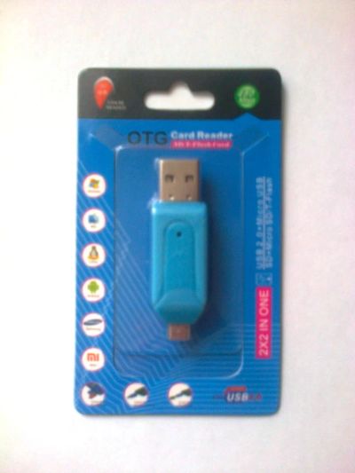 Лот: 7142061. Фото: 1. OTG Card Reader (USB 2.0, microUSB... Картридеры