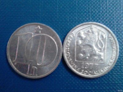 Лот: 13845588. Фото: 1. Монета Чехословакии 10 h. Европа