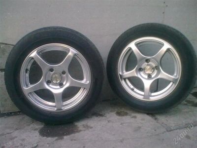 Лот: 2735710. Фото: 1. Литьё с резиной Bridgestone B500Si... Шины на дисках