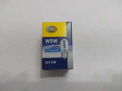Лот: 9180460. Фото: 1. Hella лампочка габаритная W5W... Оптика и освещение