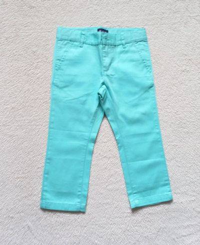 Лот: 10751227. Фото: 1. Брючки голубые на лето (Children... Брюки, шорты, джинсы