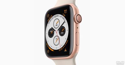 Лот: 12882427. Фото: 1. Часы Apple Watch 4. Смарт-часы, фитнес-браслеты, аксессуары