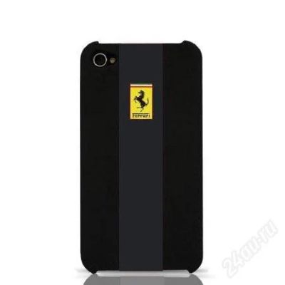 Лот: 2595087. Фото: 1. Накладка Ferrari для iPhone 4s... Чехлы, бамперы