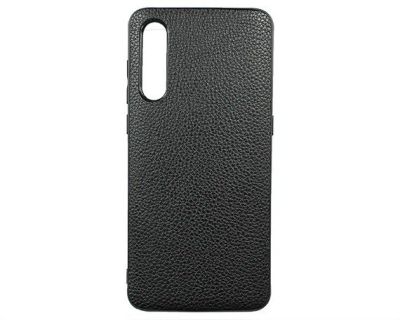 Лот: 17171356. Фото: 1. Чехол Xiaomi Mi 9 Экокожа (черный... Чехлы, бамперы