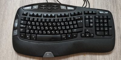 Лот: 20090358. Фото: 1. Usb клавиатура Logitech Wave. Клавиатуры и мыши