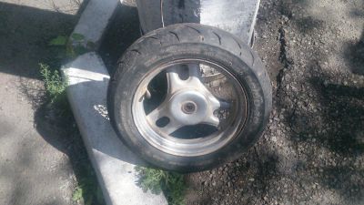 Лот: 9923998. Фото: 1. Заднее колесо Honda Dio AF27. Запчасти