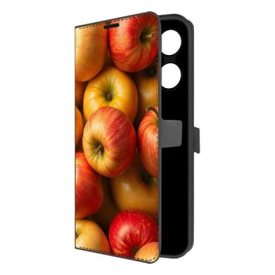 Лот: 25542701. Фото: 1. Чехол Krutoff Eco Book "Яблоки... Чехлы, бамперы
