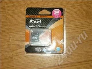 Лот: 26493. Фото: 1. Mini SD 2Gb новая. Красноярск