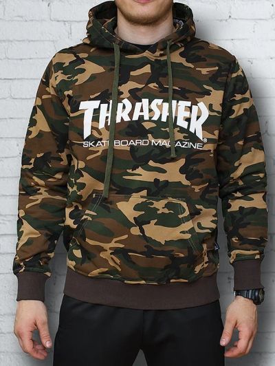 Лот: 12686298. Фото: 1. Худи THRASHER (6841) Размер одежды... Свитеры, толстовки, худи
