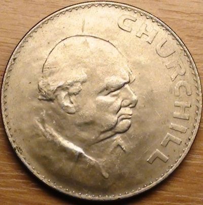 Лот: 15930243. Фото: 1. 1 крона 1965г. Уинстон Черчилль... Великобритания и острова