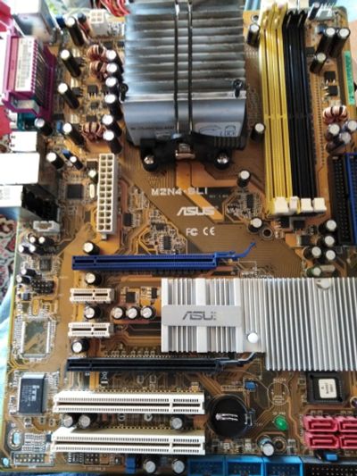 Лот: 16265669. Фото: 1. Материнская плата ASUS M2N4-SLI. Материнские платы