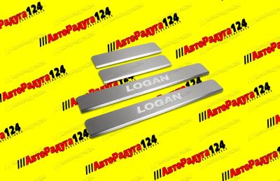 Лот: 20567858. Фото: 1. Накладка порога Renault Logan... Другое (автохимия, масла, тюнинг)