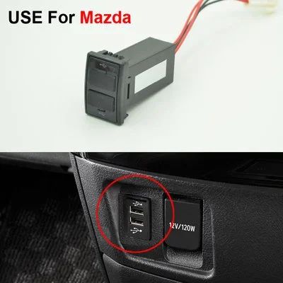 Лот: 10718164. Фото: 1. Штатная USB зарядка Mazda 35*20. Другое (автозапчасти)