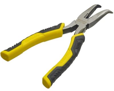 Лот: 12109104. Фото: 1. Длинногубцы изогнутые 200 мм Control-Grip... Ручной инструмент