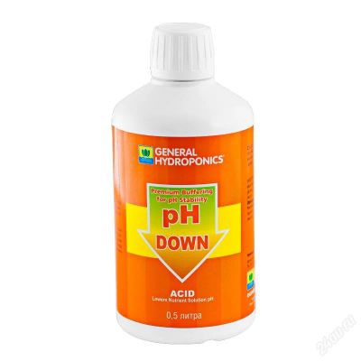 Лот: 3523638. Фото: 1. pH Down GHE 0,5 L. Грунты, удобрения