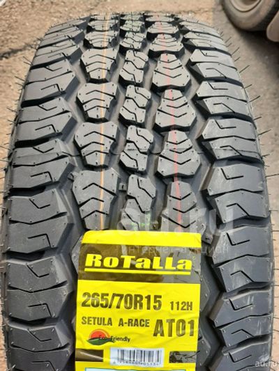 Лот: 24618513. Фото: 1. Летняя резина 265/70 R-15 "Rotalla... Шины