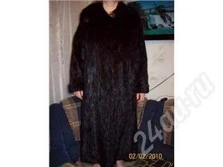 Лот: 227072. Фото: 1. шуба нутриевая длинная. Верхняя одежда