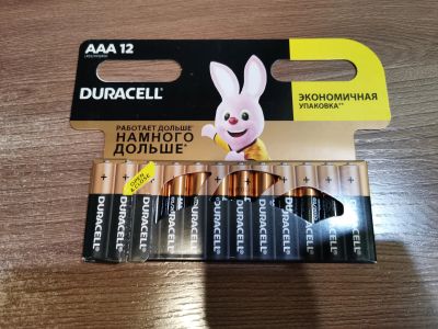 Лот: 19531179. Фото: 1. Батарейки 🔋 Duracell Мизинчиковые... Батарейки, аккумуляторы, элементы питания