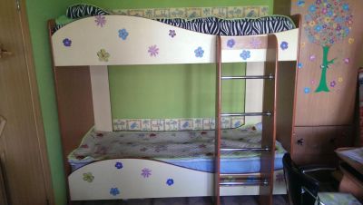 Лот: 4165523. Фото: 1. Двухъярусная кровать. Детские кровати и кроватки