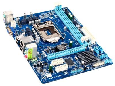 Лот: 5082444. Фото: 1. GigaByte GA-H61M-S1 rev2.1. Материнские платы