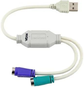 Лот: 7234189. Фото: 1. Кабель - переходник USB to 2xPS... Шлейфы, кабели, переходники