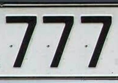 Лот: 23340285. Фото: 1. Госномер Р777НМ. Госномера