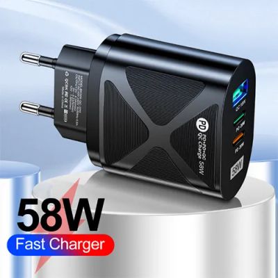 Лот: 20564735. Фото: 1. Зарядное устройство USB QC3.0... Зарядные устройства, блоки питания, адаптеры сетевые для смартфонов