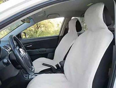 Лот: 10705408. Фото: 1. Автомобильная накидка из овечьей... Чехлы, коврики, оплетки руля