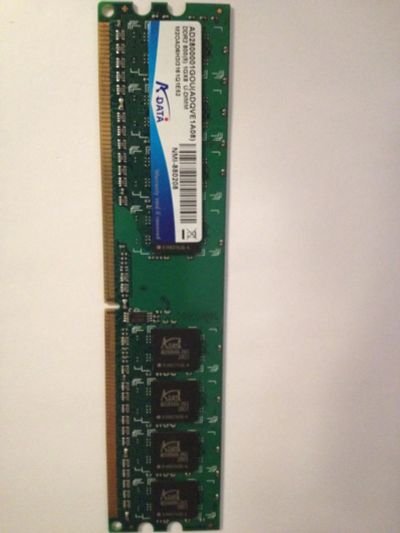 Лот: 7004850. Фото: 1. Память 1G DDR2 800 AData + 512... Оперативная память