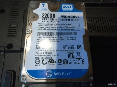 Лот: 10128167. Фото: 1. Жесткий диск от ноутбука 320гб... Жёсткие диски (HDD)