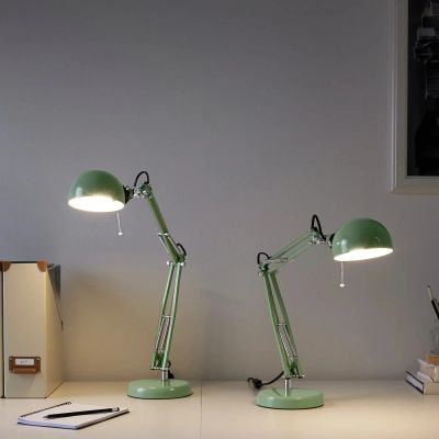 Лот: 12827825. Фото: 1. Лампа рабочая, зеленый. Настольные лампы и светильники