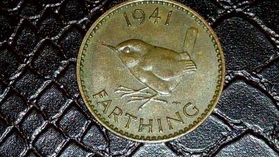 Лот: 9095483. Фото: 1. 567 Великобритания 1 фартинг 1941... Остальные страны