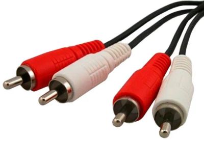 Лот: 25010560. Фото: 1. Кабель_аудио 2RCA-2RCA 1.8м. Шлейфы, кабели, переходники