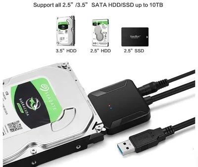 Лот: 17840250. Фото: 1. Переходник SATA (HDD 2,5, SSD... Шлейфы, кабели, переходники