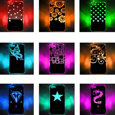 Лот: 3668633. Фото: 1. LED кейс для iPhone 5/5S (мерцает... Чехлы, бамперы