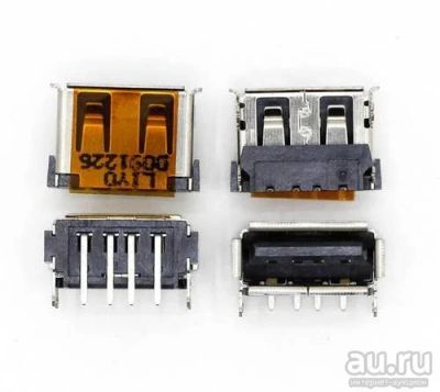 Лот: 16759184. Фото: 1. Разъем USB 065 (103250). Разъёмы