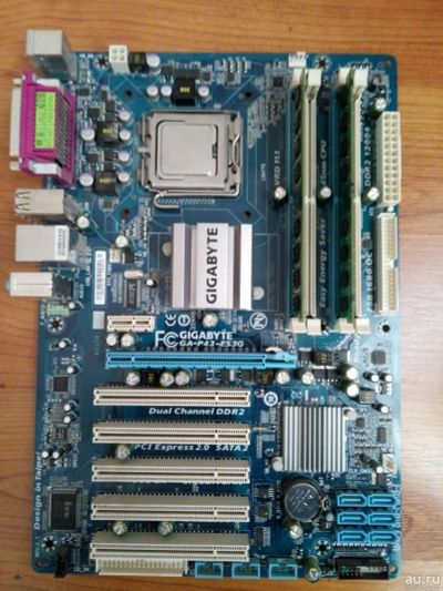 Лот: 13925959. Фото: 1. Gigabyte GA-P43-ES3G+Intel Core2... Комплекты запчастей
