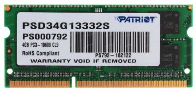 Лот: 17531690. Фото: 1. Модуль памяти Patriot PSD34G13332S... Оперативная память