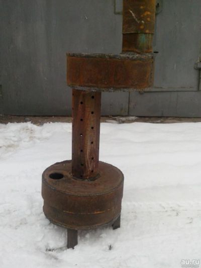 Лот: 8611787. Фото: 1. печь на отработке. Отопительные котлы, печи