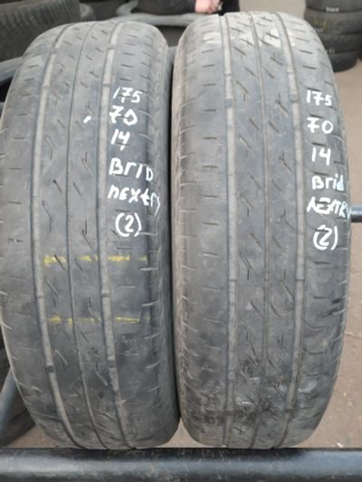 Лот: 23340011. Фото: 1. 2шт. 175-70-14 Bridgestone Nextry. Шины