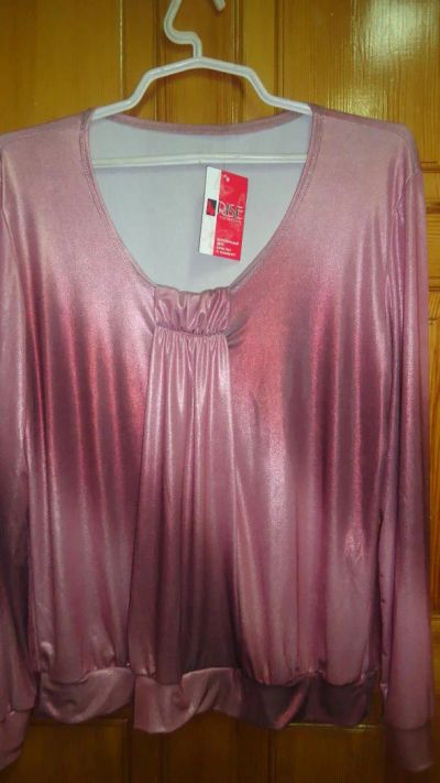 Лот: 4241902. Фото: 1. блуза Райс-с новая сиренево-розовая... Блузы, рубашки