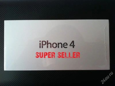 Лот: 1245201. Фото: 1. New Apple iPhone 4 8gb Black... Смартфоны