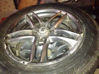 Лот: 5253820. Фото: 1. 4 колеса. Литые диски R15, 4x100... Шины на дисках
