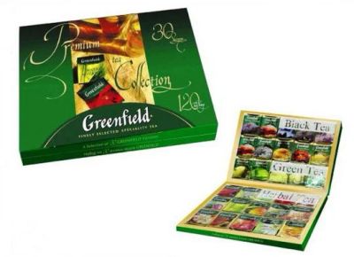Лот: 11157066. Фото: 1. Чай Greenfield ассорти 30 видов... Чай, кофе, какао