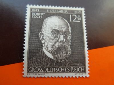 Лот: 15869849. Фото: 1. Германия Рейх 1944г Роберт Кох. Марки