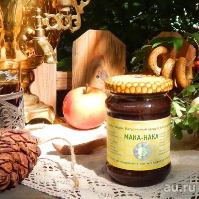 Лот: 9481741. Фото: 1. Паста "Мака-нака" из мака с медом... Мёд, продукты пчеловодства
