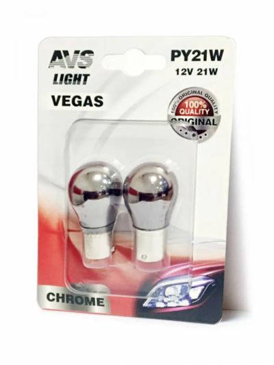 Лот: 20584470. Фото: 1. Лампа AVS Vegas CHROME в блистере... Оптика и освещение
