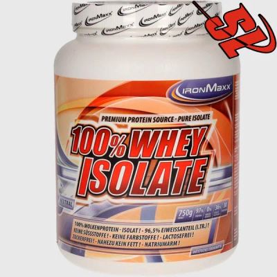 Лот: 7108106. Фото: 1. Whey Isolate (750g) IronMaxx... Спортивное питание, витамины