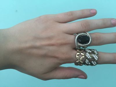 Лот: 11683249. Фото: 1. Три красивых кольца / перстень. Кольца, перстни