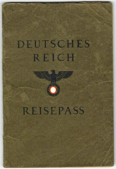 Лот: 11296298. Фото: 1. загр. паспорт deutsches reich... Другое (литература)
